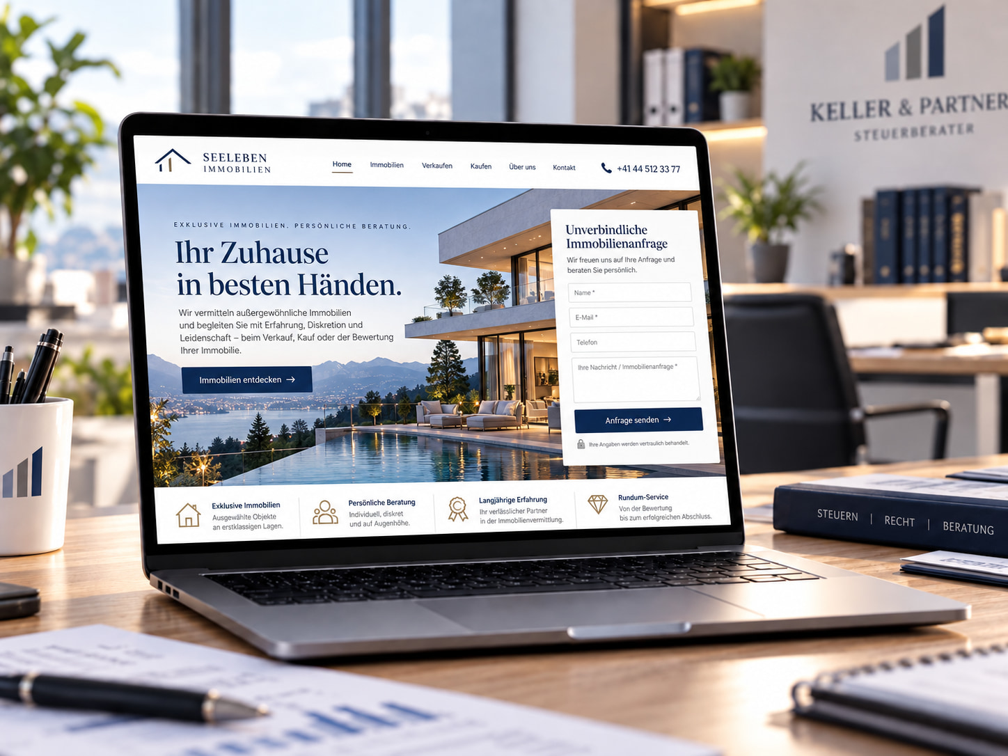 immobilien webseite