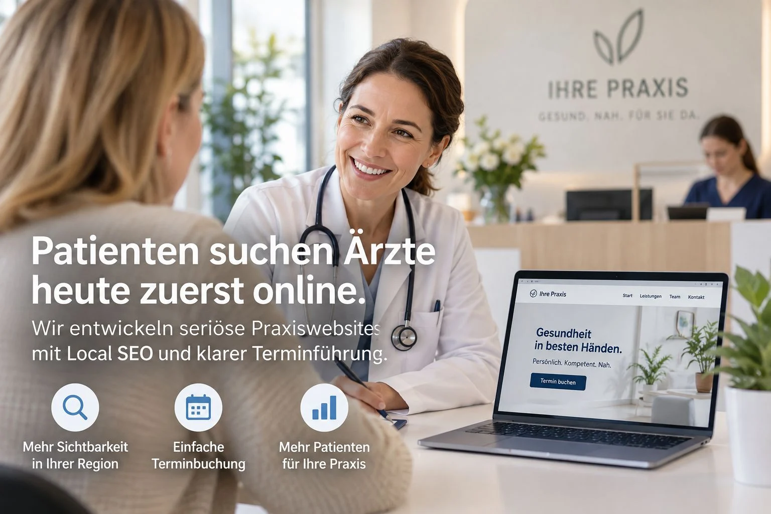 Website für Ärzte und Praxen von WPressProfis
