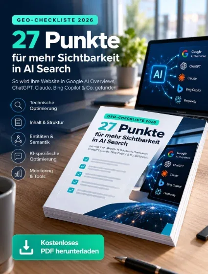 Cover der GEO-Checkliste 2026